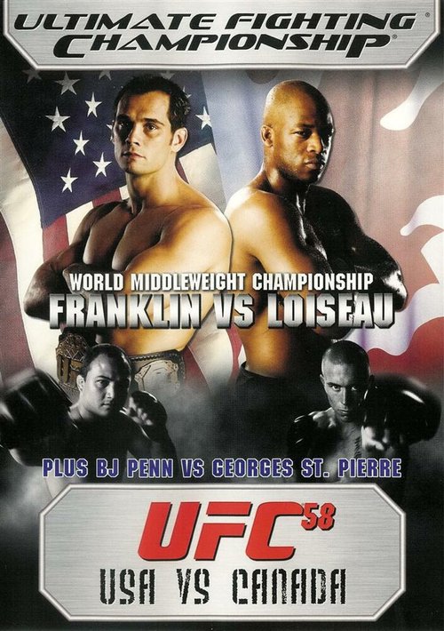 Постер фильма UFC 58: USA vs. Canada (2006)