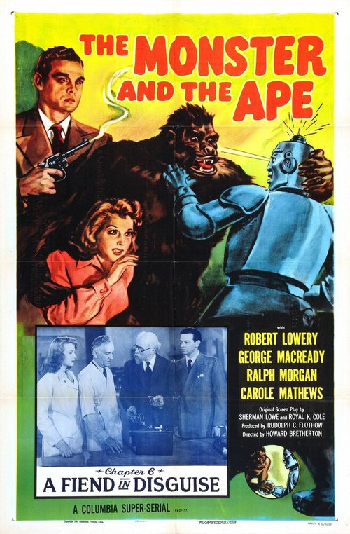 Постер фильма The Monster and the Ape (1945)