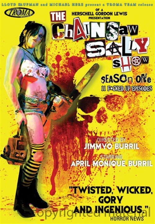 Постер фильма Шоу Салли с бензопилой (2010)